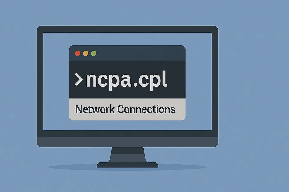 ncpa.cpl Command: What It Is and How to Use It