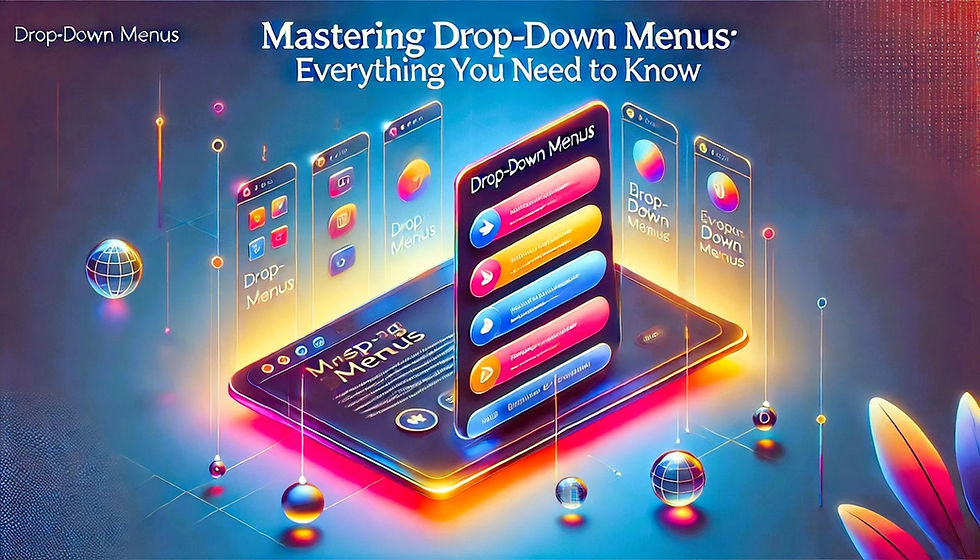 What Is a Drop-Down Menu? Features, Examples, and Tips
