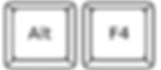 Alt f4 shortcut