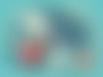 A person in a red shirt holds a USB drive near a screen displaying diverse tech icons and blue hues, evoking a tech-focused atmosphere.