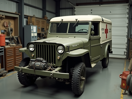Revitalizing a Classic: Our Journey with the 1952 Military M70 Medic Jeep's Restoration Progress
