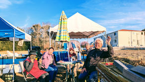 ぽかぽか陽気の立春過ぎ,農園フロントの整理整頓など
