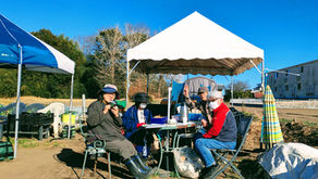 畑日和の土曜、茎ブロッコリ苗の定植など