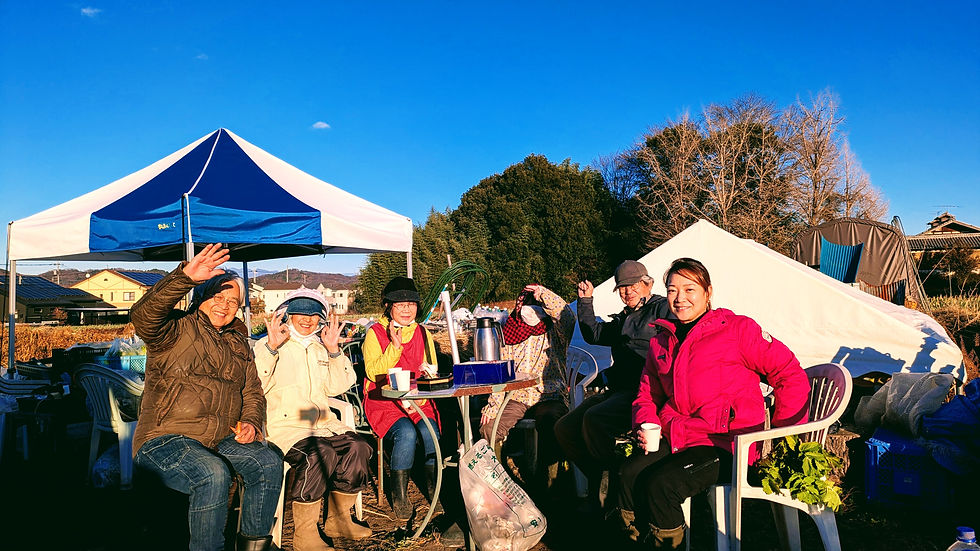 冬至の月曜、いつもの収穫など