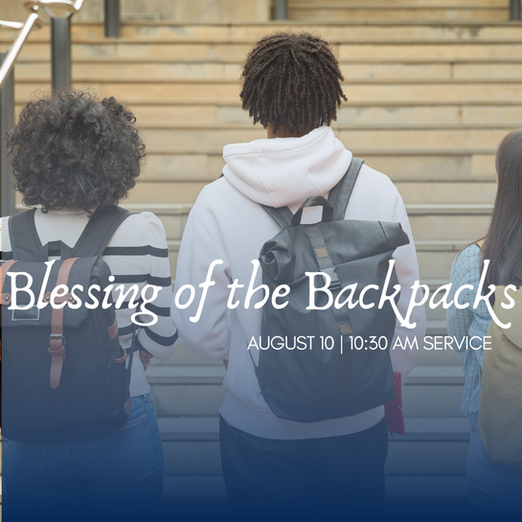 Blessing of the Backpacks
