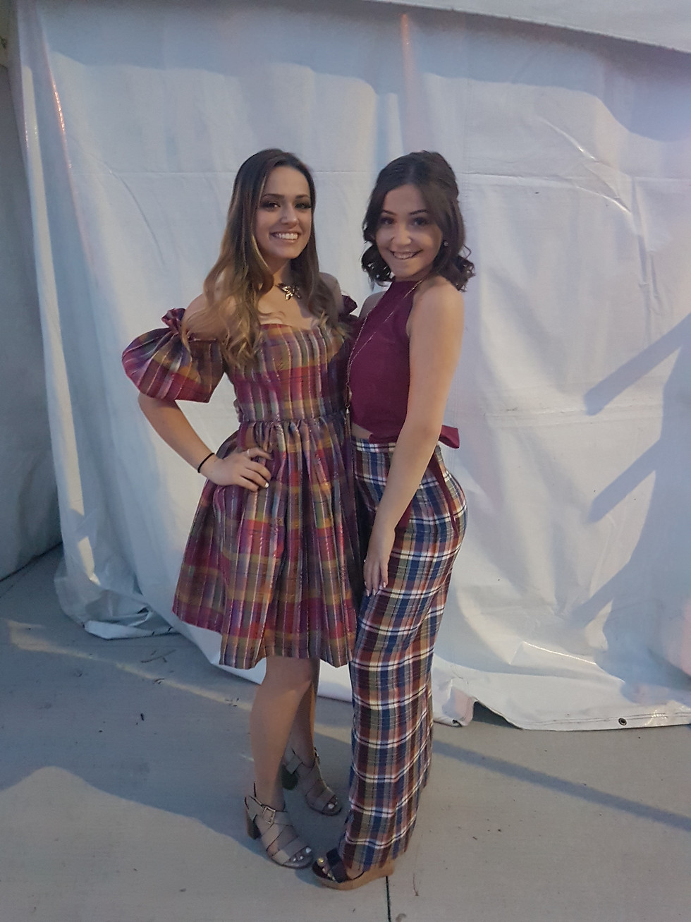 Thumbnail: Plaid Puff Sleeve Dress