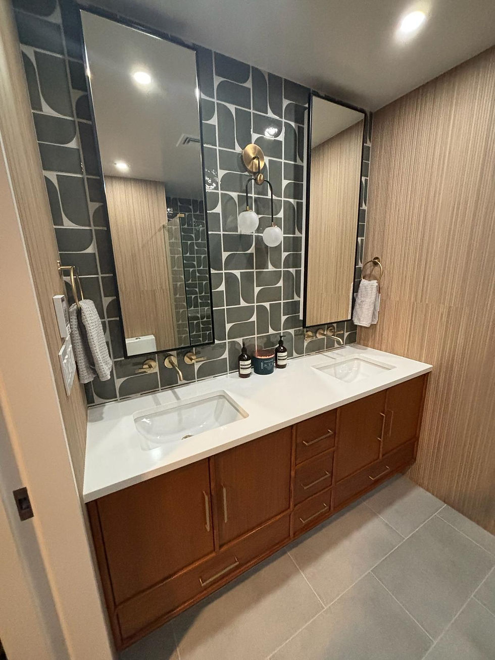 After – Vanity Installation