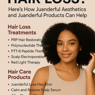 Struggling with Hair Loss? Here’s How Juanderful Aesthetics and Juanderful Products Can Help You Regrow, Restore, and Reclaim Your Confidence
