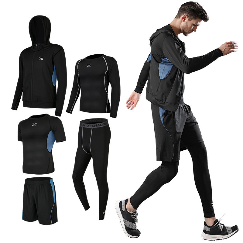 Thumbnail: Mens Tight Gym Sportswear Fitness clothing