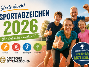 Das Sportabzeichen 2026 startet in die Saison!