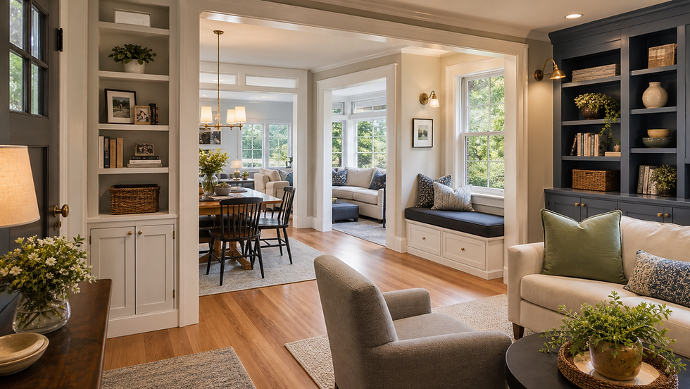 Interior remodeling planning for a Wellesley MA home by WOW Construction