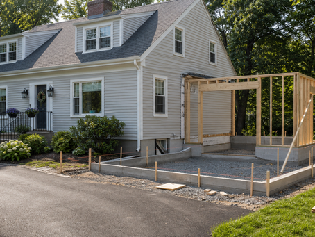 Garage addition planning for Massachusetts homes by WOW Construction