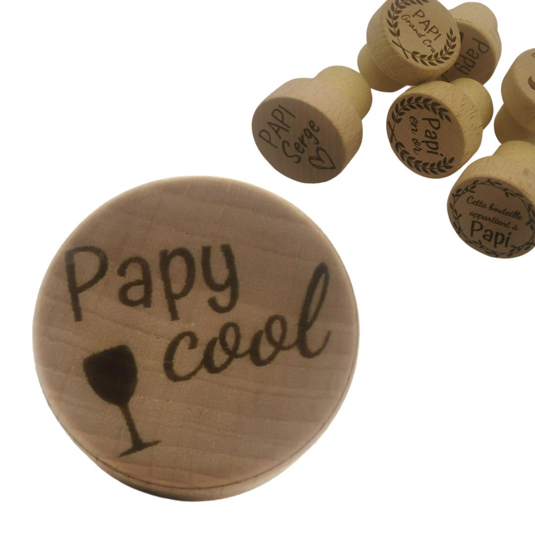 Bouchon de vin personnalisé