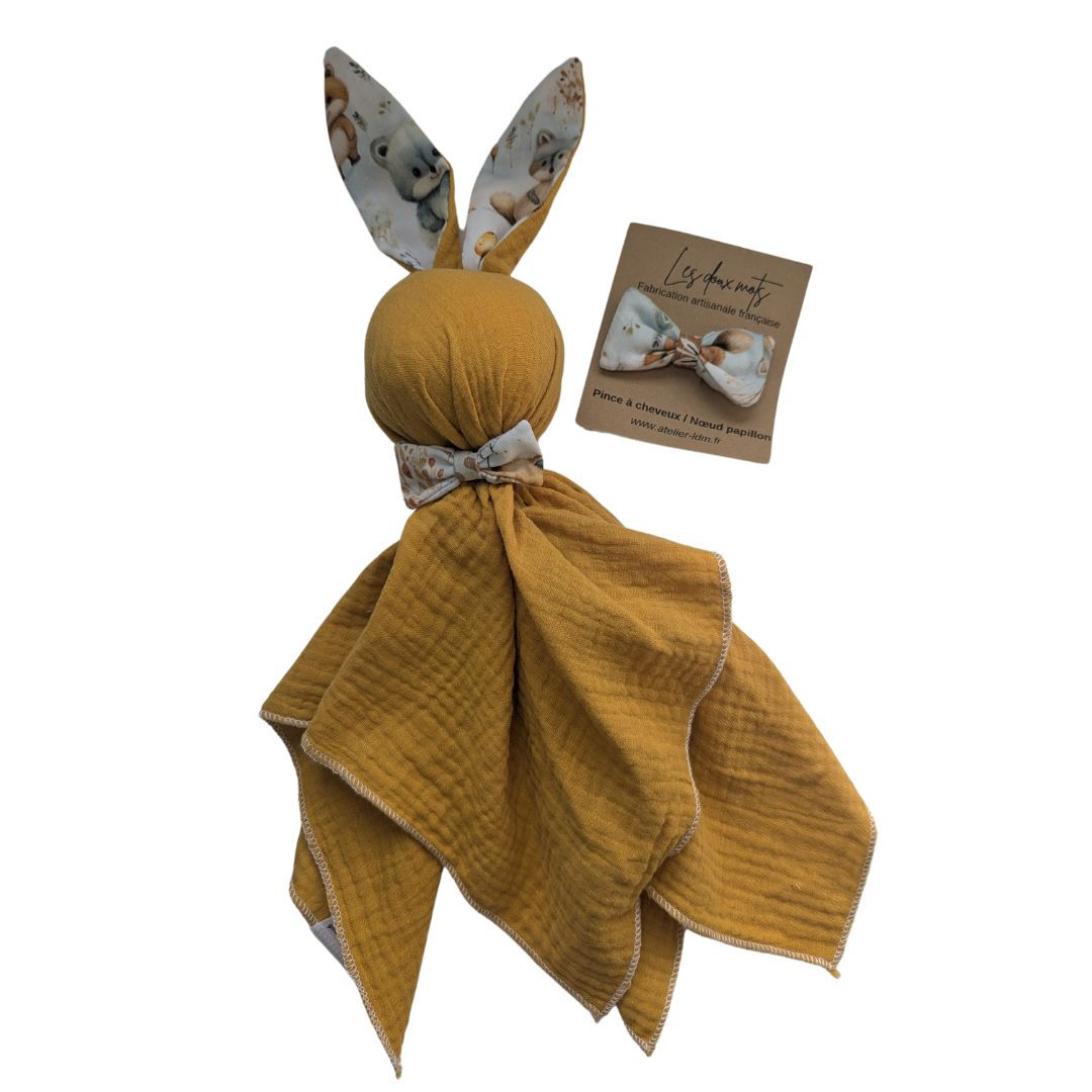 Doudou Lapin Ocre