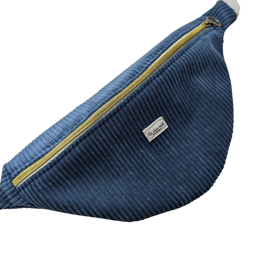 Miniature : Sac banane bleu jean