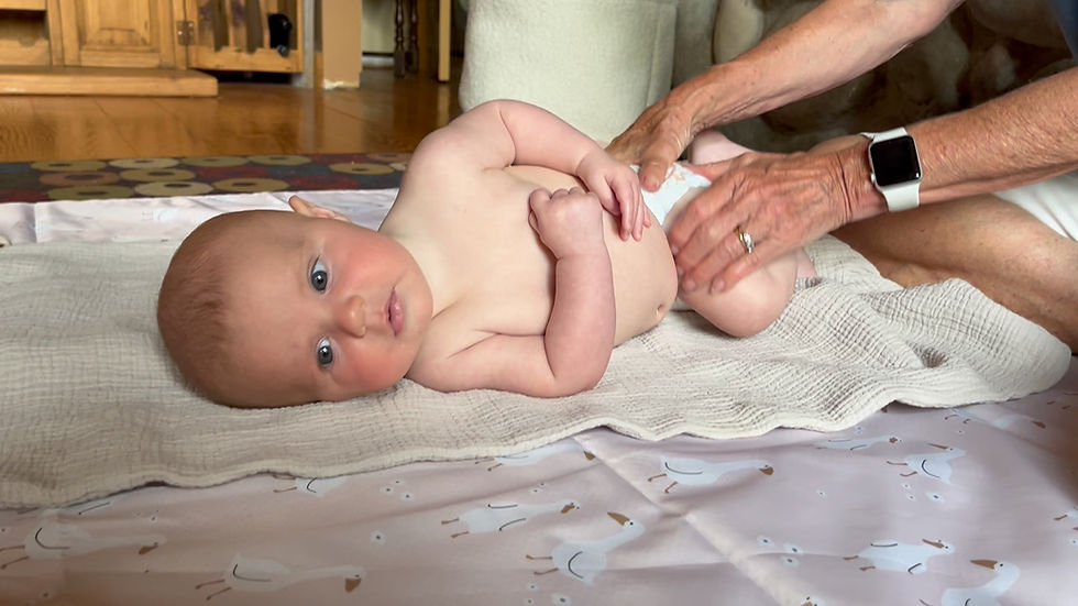 Helping your infant learn to roll