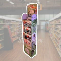 Hard Foam Board Standee POSM made of PVC foam board with UV direct print for retail and promotional POSM use.