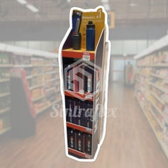 Retail Standee KL made of PVC foam board with UV print, ideal for POSM and retail campaigns.