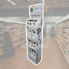 Retail Advertising Standee made of PVC foam board with UV direct print for retail and promotional POSM use.