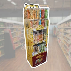 Durable Standee Display made of PVC foam board with UV print, ideal for POSM and retail campaigns.