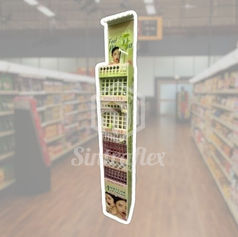 Retail POP Standee Design made of PVC foam board with UV direct print for retail and promotional POSM use.