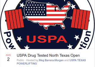 USPA Drug Tested National Record!!!