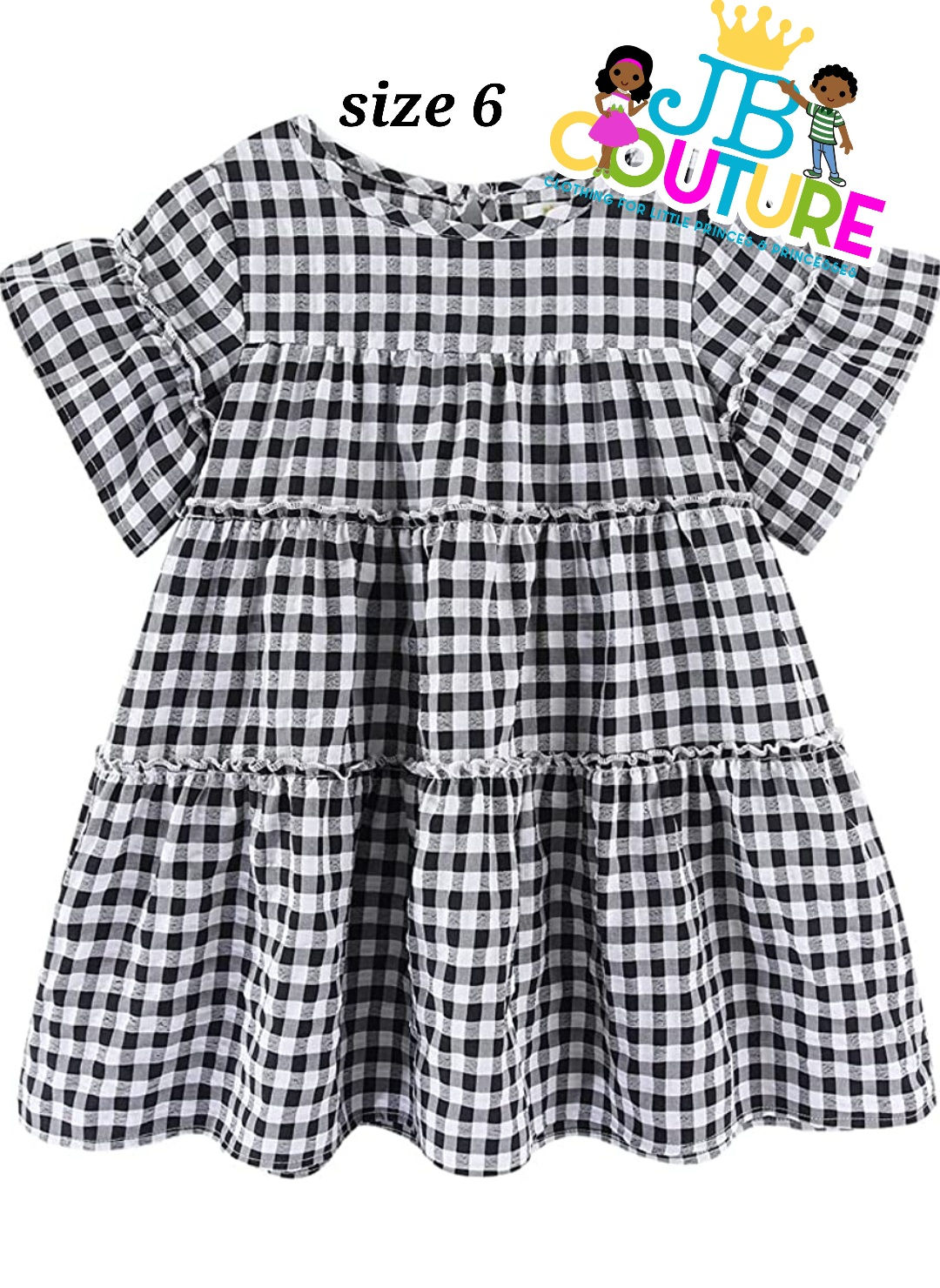 Black and white dress