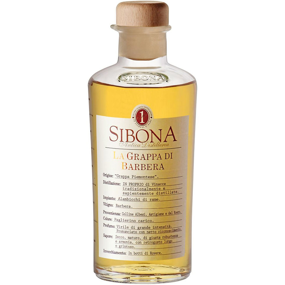 Antica Distilleria Sibona, Grappa di Barbera 40.0% 50cl