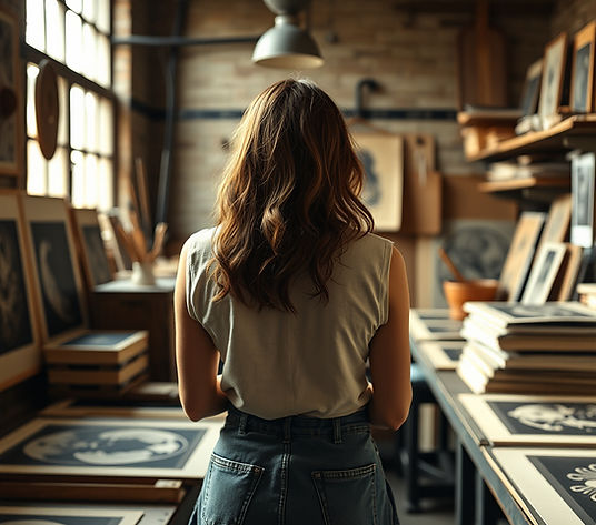 Create image of a lithographic printing 