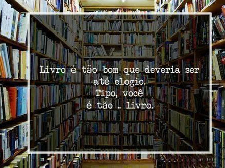 Livro deveria ser um elogio