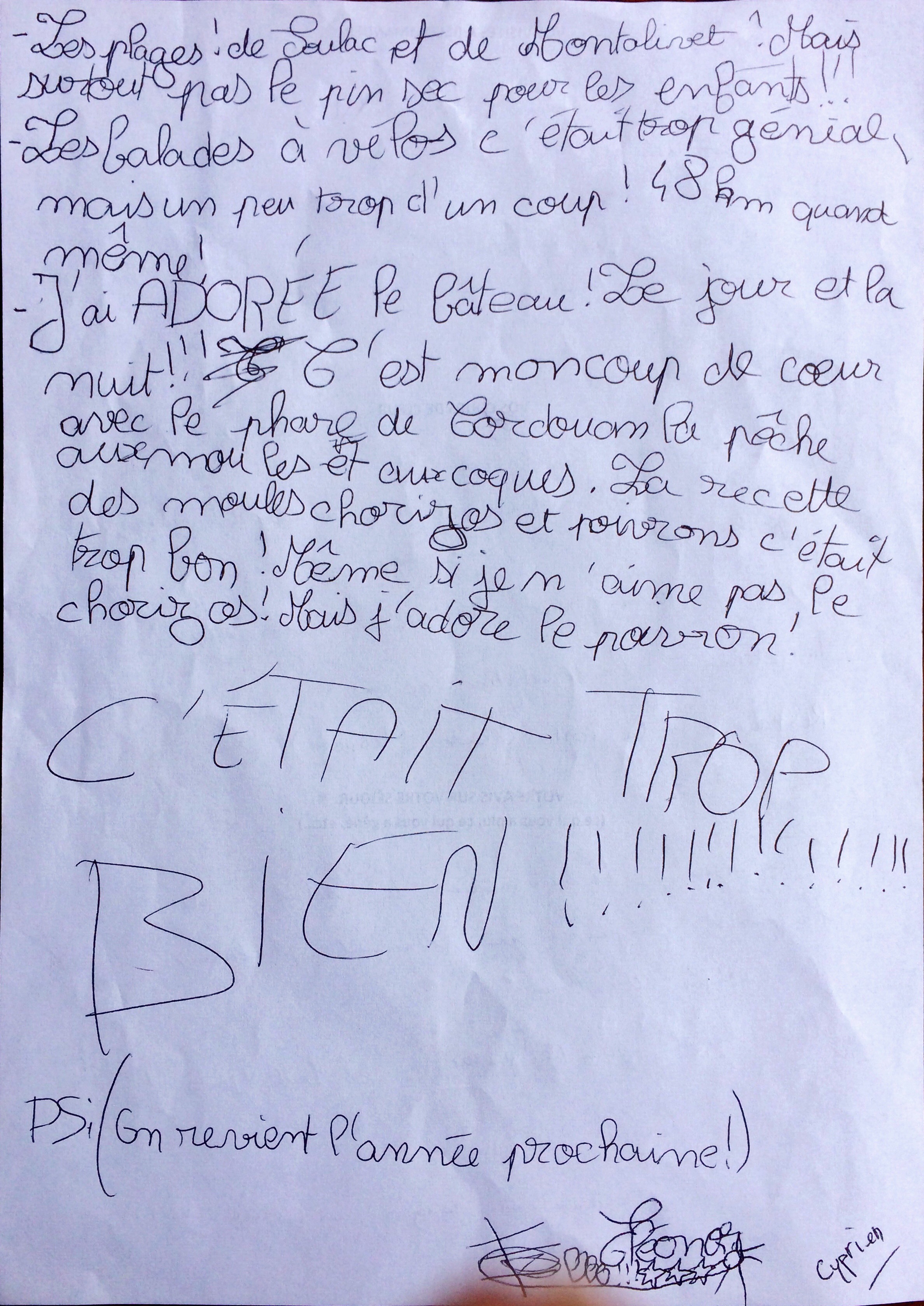 Les enfants de François & Carine