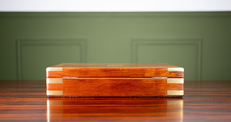 Thumbnail: Large Flame Mahogany Box SOLD