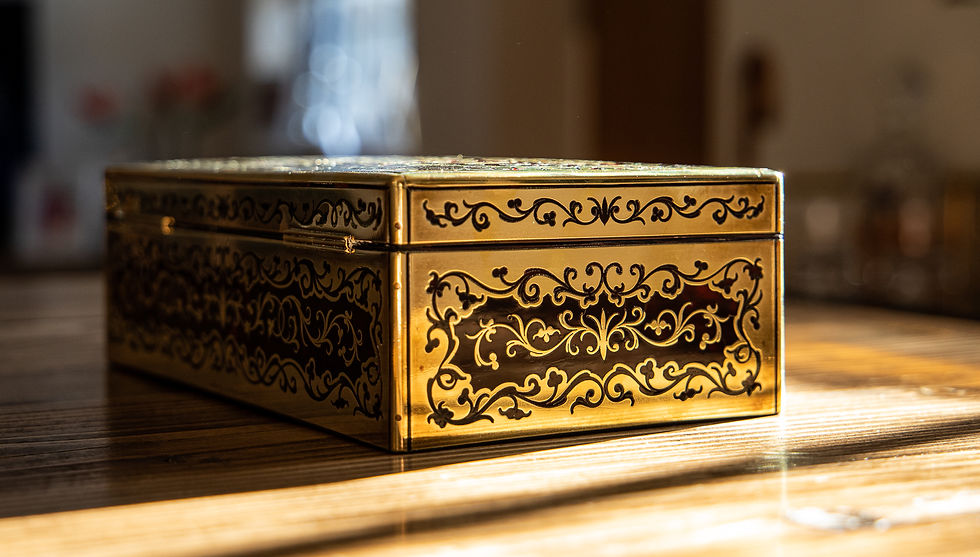 Thumbnail: Asprey London Boulle Box 1890 SOLD