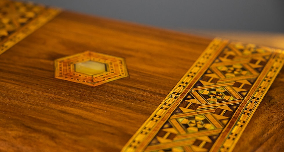 Thumbnail: Figured Walnut Work Box 1880