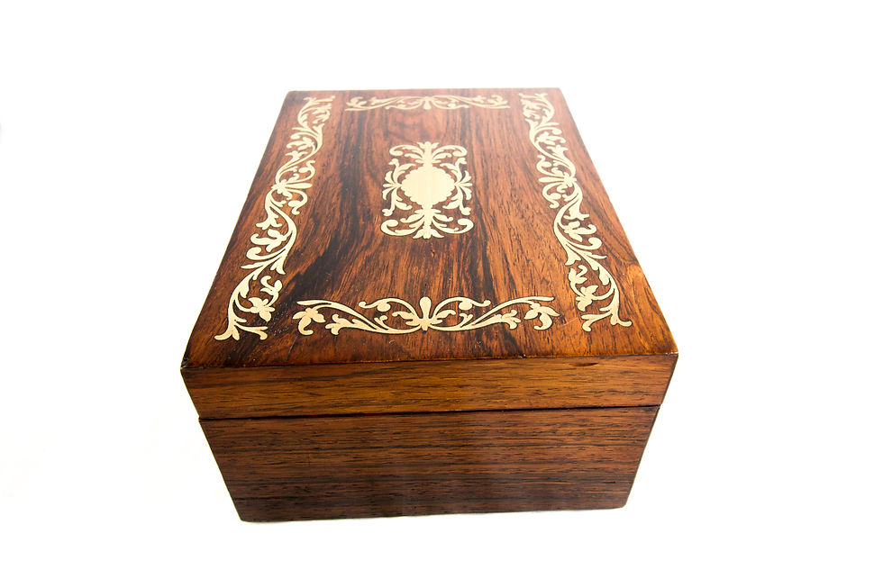 Thumbnail: Rosewood Table Box c.1820