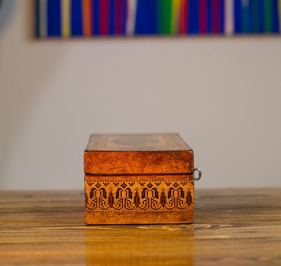 Thumbnail: Tunbridge Ware Ladies Box 1840