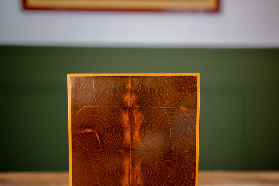 Thumbnail: Rare Laburnum Oyster Collectors Box c.1920