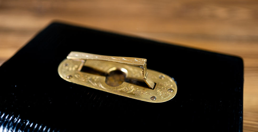 Thumbnail: High Quality Leather Jewellery Box 1880