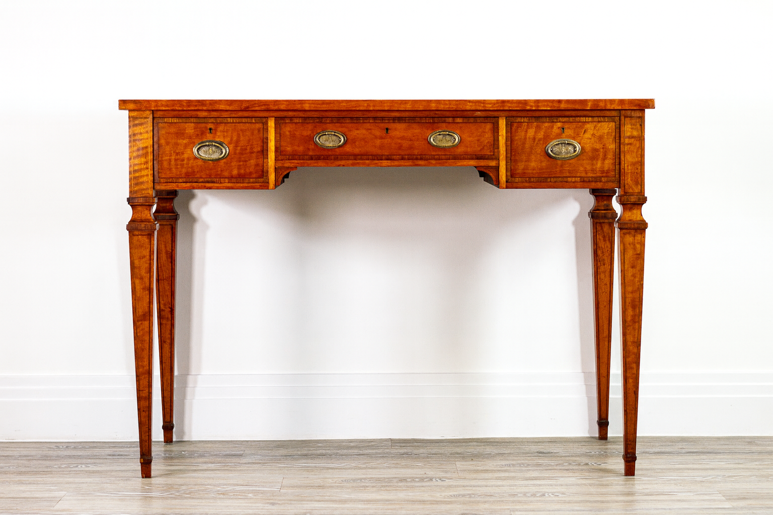 Late 19th Century Satinwood Writing Desk