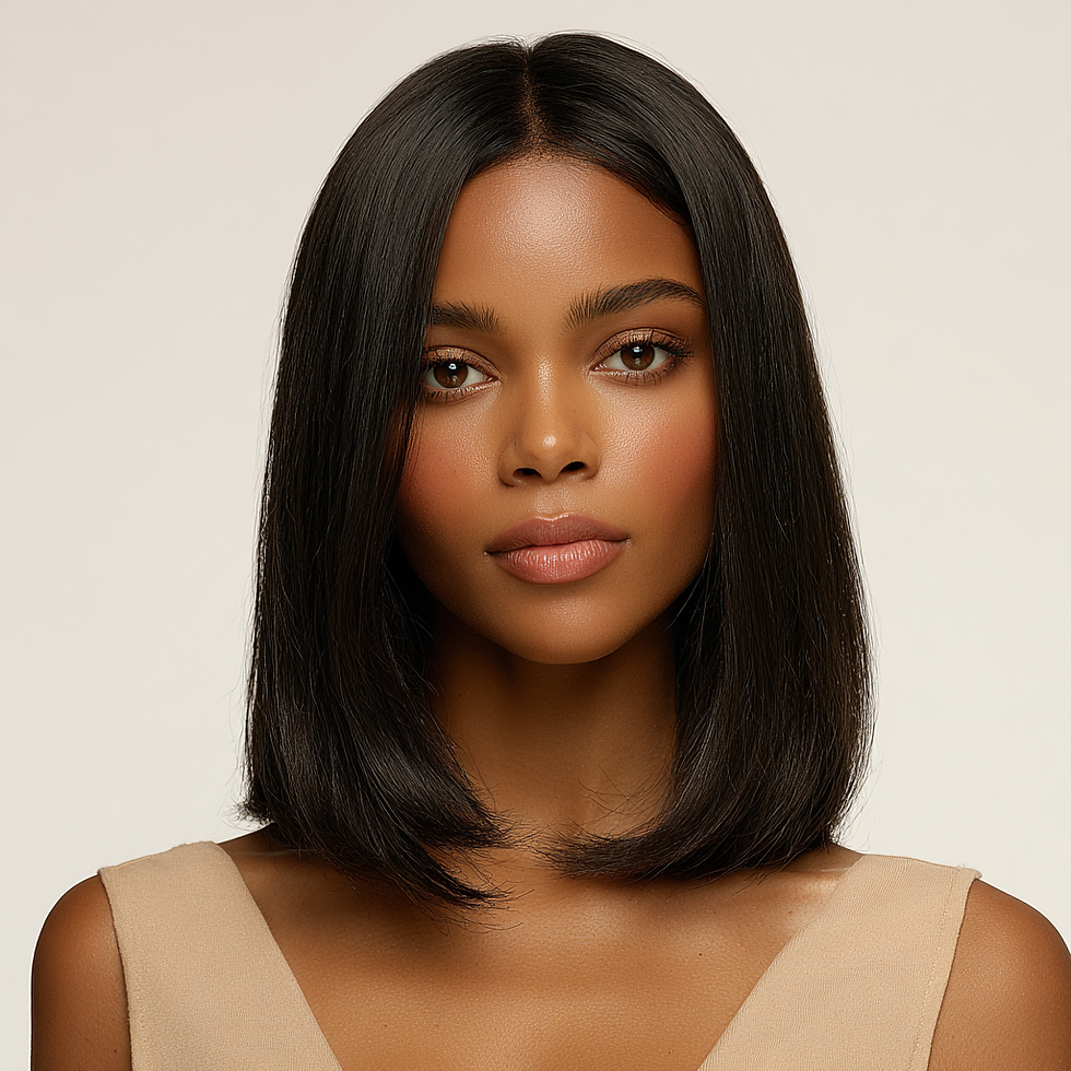 Peruca Bob Cor Natural Renda HD Swissa 4x4 30 cm