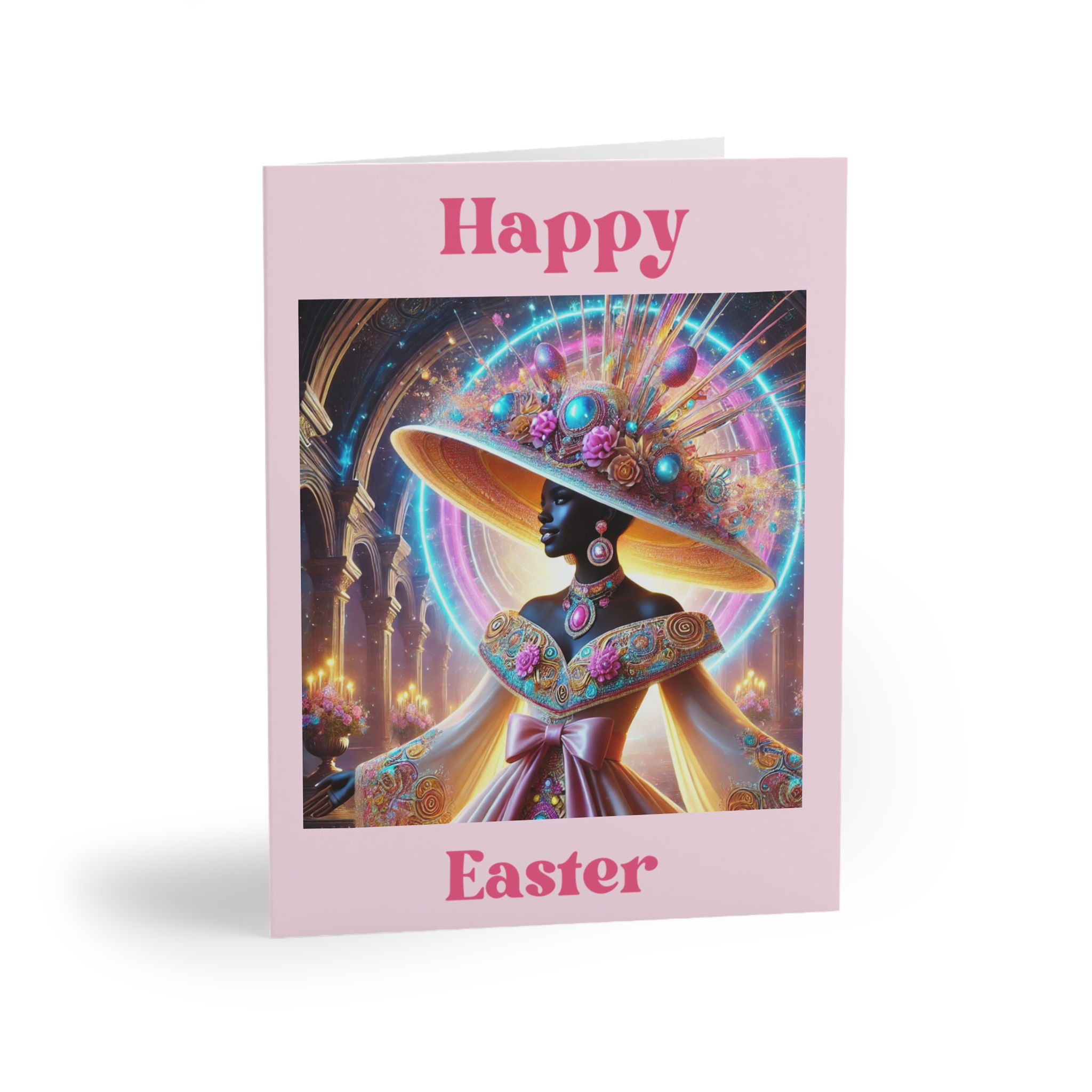 Happy Easter Greeting Cards Set (8 pcs)