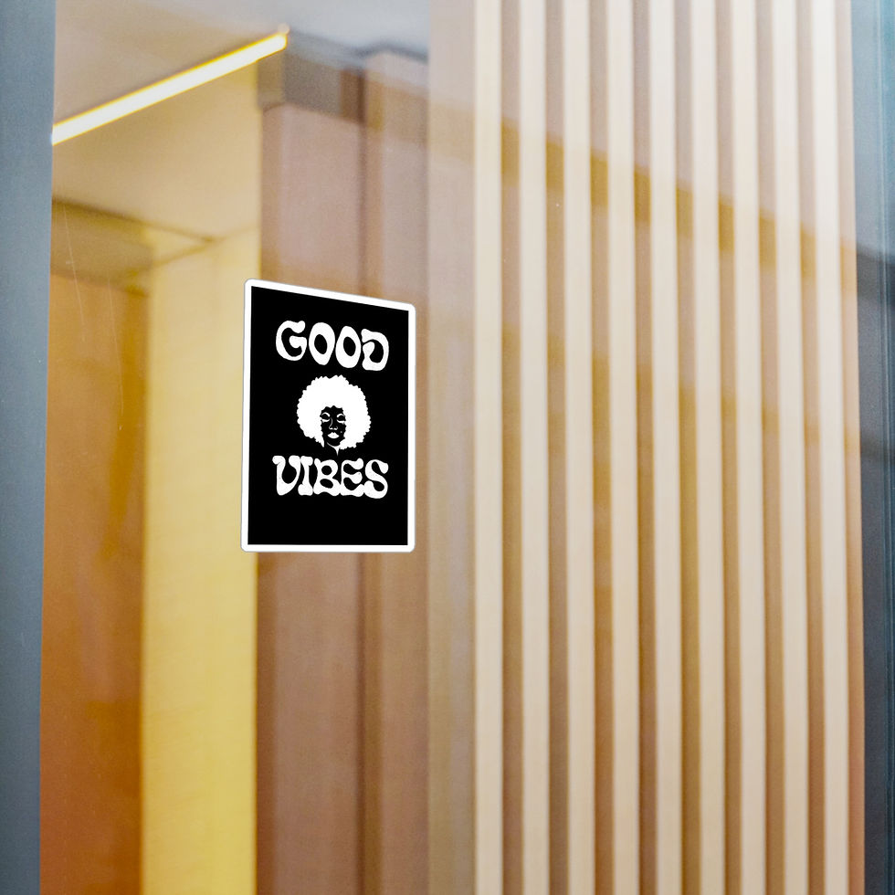 Thumbnail: Good Vibes Vinyl Decal - Inspirational Sticker