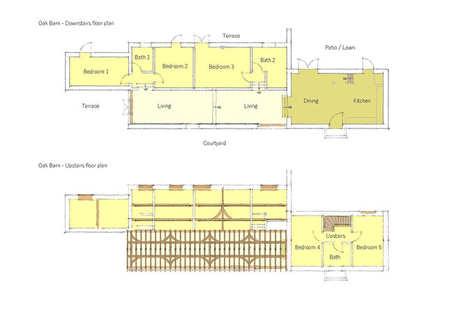 Flexible bedroom layout. Single or super king