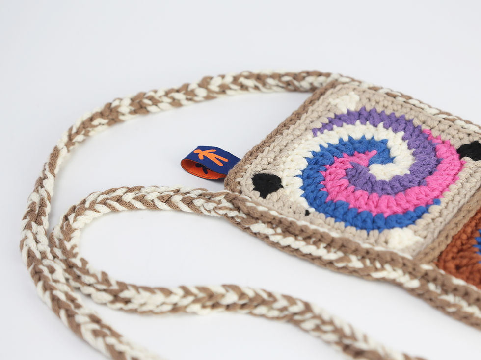 Thumbnail: CROCHETTE royal & beige