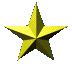 Thumbnail: Gold Star turning on its axis -- GIF image