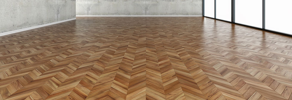 close-up image of parquet flooring