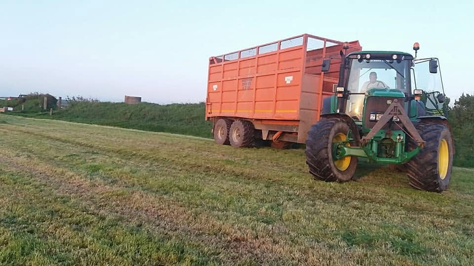 tractor in field