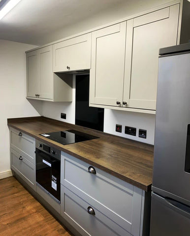 interior of a kitchen 