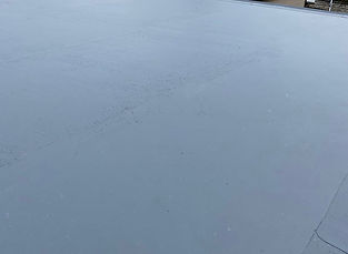 close-up image of a flat roof