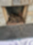 View of a nest removal from the chimney